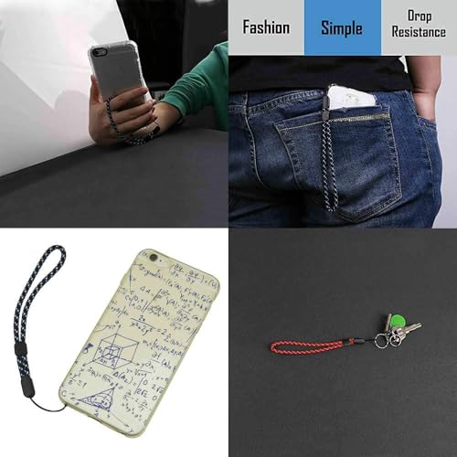 Techzere Pack of 6 Premium Adjustable Wrist Lanyard Strap for Mobile Phones Cameras USB Drives Keys – Durable Braided Nylon Hand Strap with Secure Lock Multicolour (Pack of 6) - Image 4