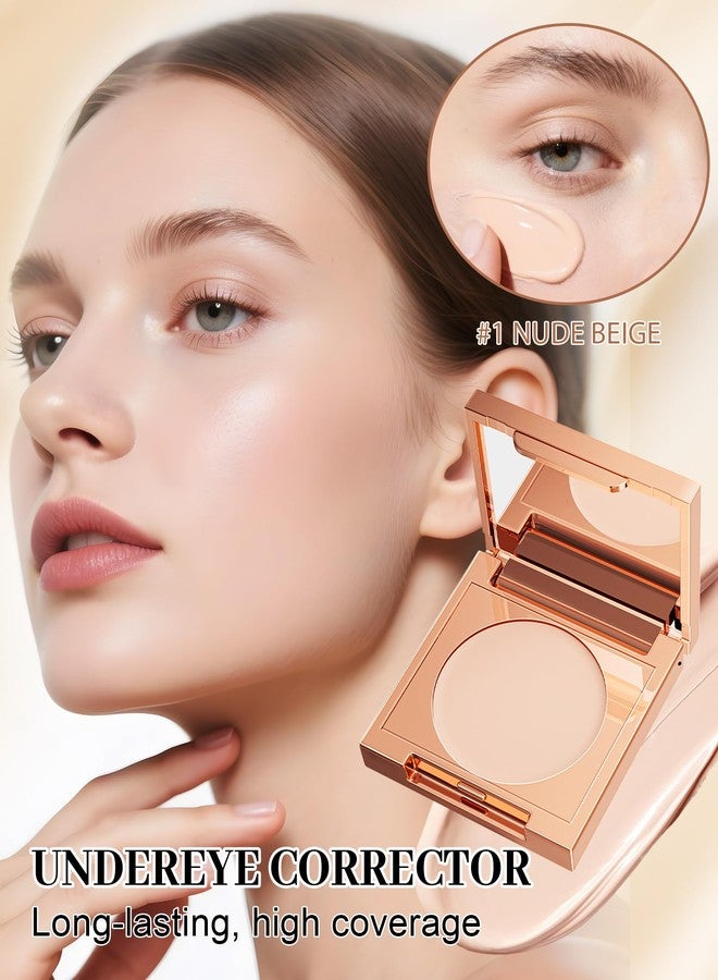 Lestpola Under Eye Concealer Brightener, Cream Colored Clay CC Undereye Corrector - Image 2