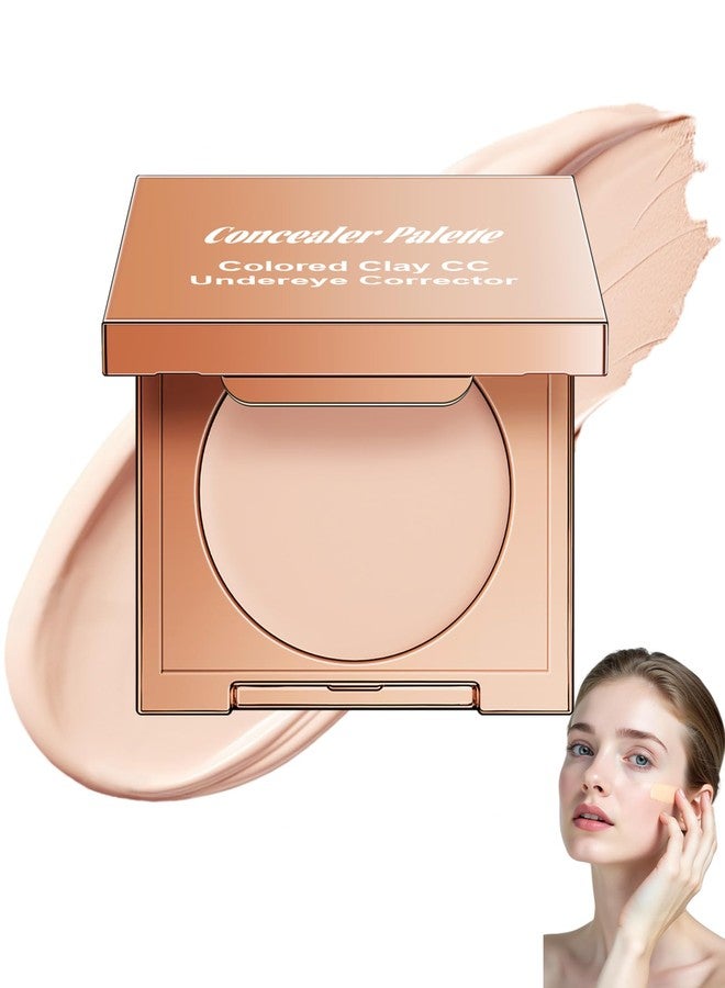 Lestpola Under Eye Concealer Brightener, Cream Colored Clay CC Undereye Corrector - Image 1