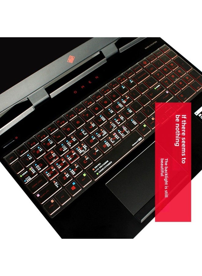 Generic - Applicable To HP Shadow 6 Ruilong Battle 66 Changyou Light And Shadow 7 Transparent Tpu Keyboard Film Notebook Keyboard Film-Color:win10 Shortcut Keys-Dimensions:j105  EliteBook - Image 1