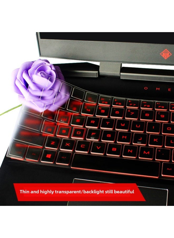 Generic - Applicable To HP Shadow 6 Ruilong Battle 66 Changyou Light And Shadow 7 Transparent Tpu Keyboard Film Notebook Keyboard Film-Color:win10 Shortcut Keys-Dimensions:j105  EliteBook - Image 1