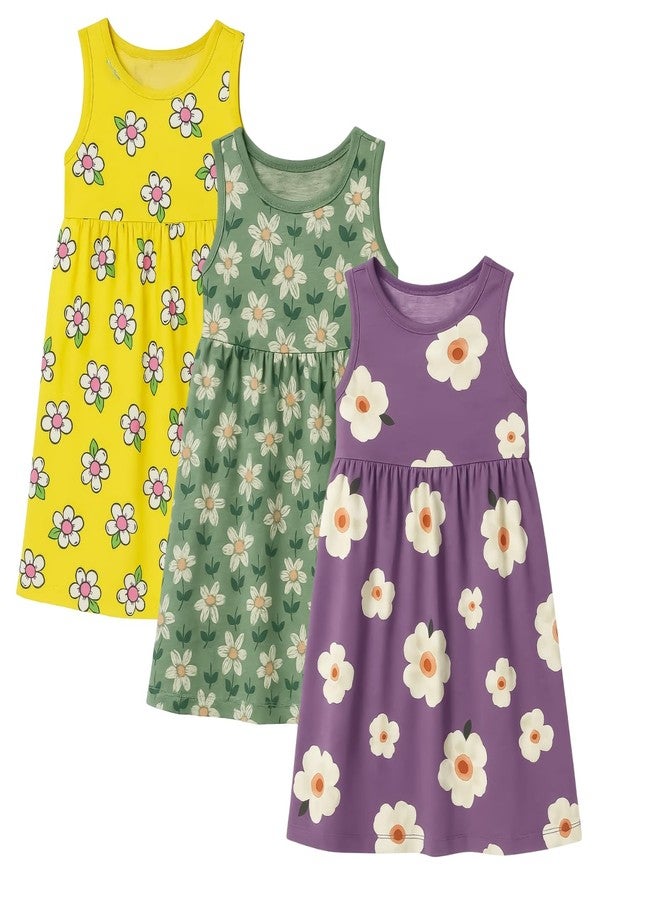 EIO طقم ملابس أطفال قطني مطبوع من إي أو أو (طقم فستان بدون أكمام رقم 2، مقاس 18-24 شهرًا)، تشكيلة متنوعة - Image 1