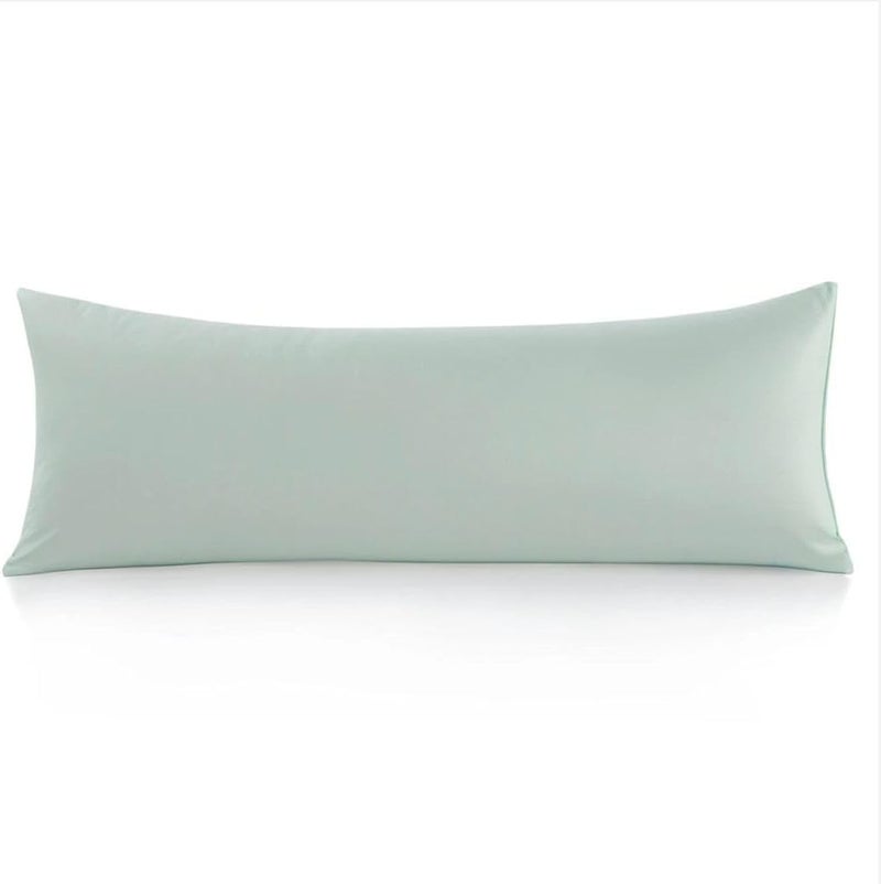Cotton Long Pillow Case 100cm - Mint Green - Image 1