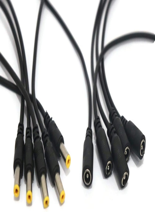 ELECTRO DC Power Female And Male digital Cable, 12V 5A Male & Female Connectors for CCTV Security Camera and Lighting Power Adapter(2.1mm x 5.5mm, Ultra Thick) 15 PAIR (30) - Image 1