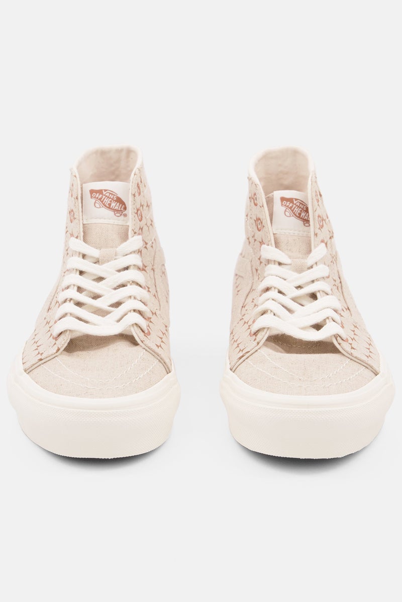 VANS أحذية رجال سكيت 8 بقصّة عالية بلون البيج - Image 3