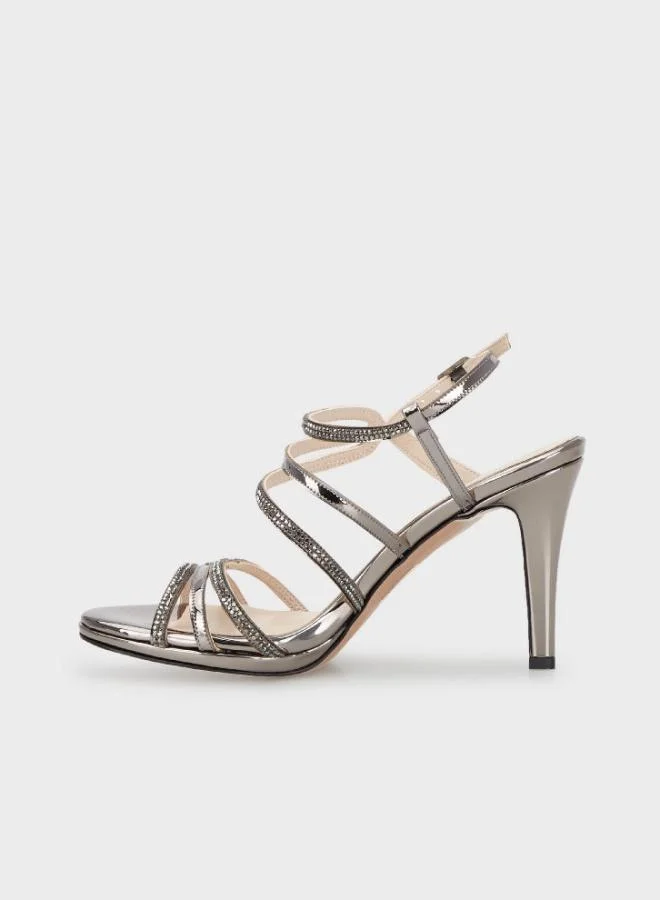 Lela Lela Stoned Heeled Evening Shoes Women's SHOES 347587717