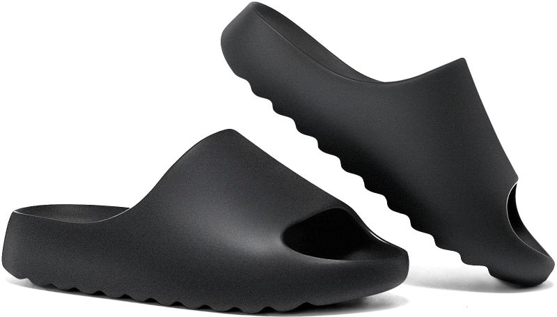 XTJSCBDSH Kids Cloud Slides Boys Girls Pillow Slippers â€“ Slip-On Slide Sandals, Summer Beach Pool Shoes, Indoor and Outdoor - Image 1