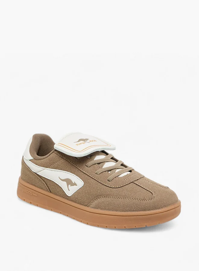 كانغاروس Women's Logo Patch Lace-Up Sports Shoes
