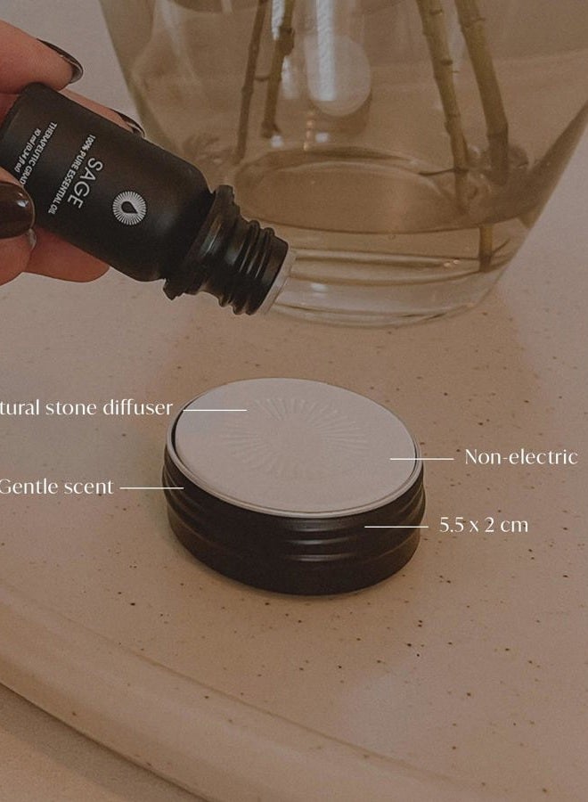 Bursera Essential Oil Diffusing Stone, Portable Non-Electric Essential Oil Diffuser, Tree Planted with Every Order, Natural Waterless Passive Diffuser for Essential Oils - Image 2