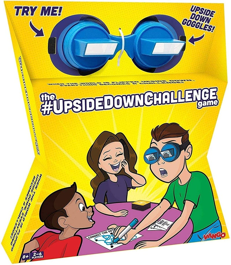 Vango The Original UpsideDownChallenge Game for Family & Kids | Fun Challenges with Upside Down Goggles | Hilarious for Game Night & Parties | 2-6 Players, Ages 8+ (Standard Edition) - Image 1