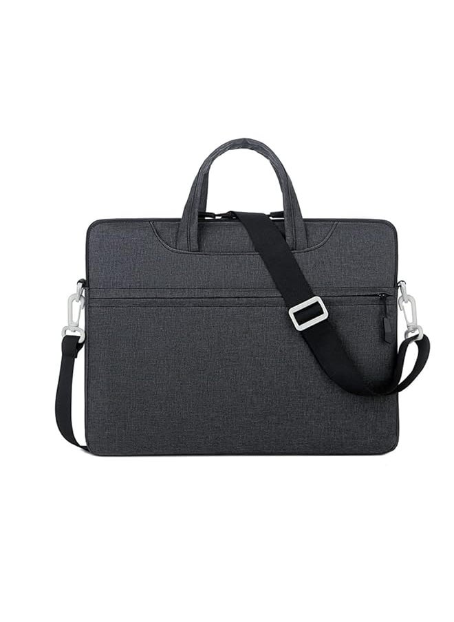 X spring Laptop Shoulder Bag 15.6 Inch Laptop Briefcase With Shoulder Straps And Handle Waterproof Lightweight Computer Shoulder Bag For Men  - Image 1