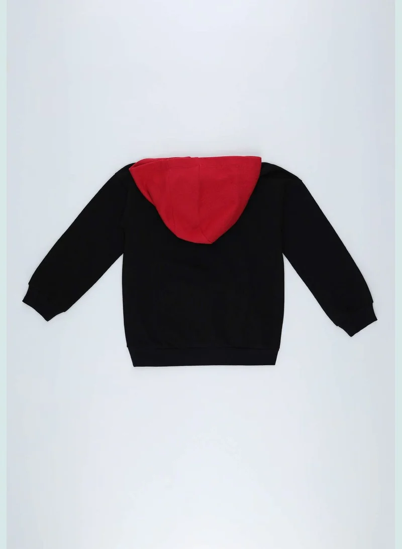 ديفاكتو Girl Knitted Relax Fit Crew Neck Sweat Shirt