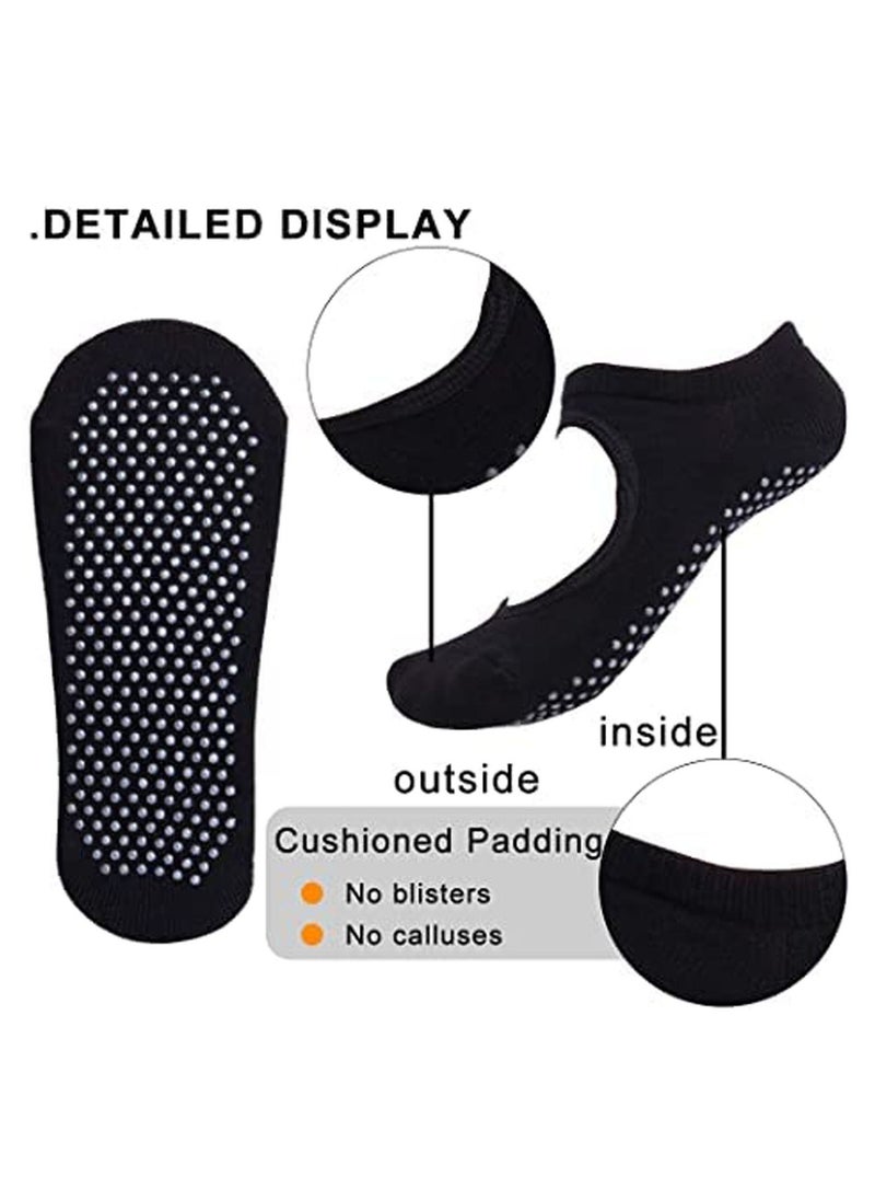 Spall 1 Pair Foot Care Massage Anti Slip Men Women Yoga Socks Anti Skid Breathable Fitness Pilates Socks Dancing Gym Cotton Socks With Socks Heel  - Image 2