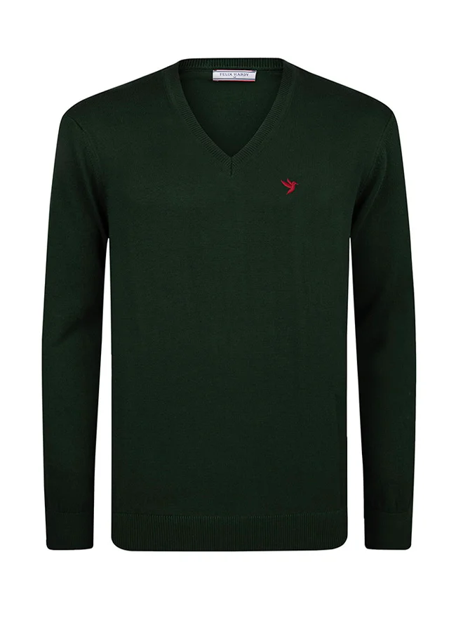 فيليكس هاردي كنزة بياقة على شكل حرف