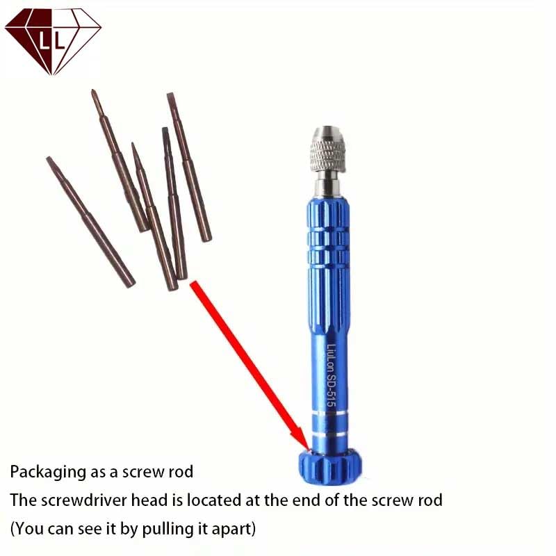 SP Electron SD-515 5IN1 Multifunctional Small Magnetic Precision Pocket Mini Screw Driver Set for Smartphone, Tablet, Watch, Repair  - Image 4
