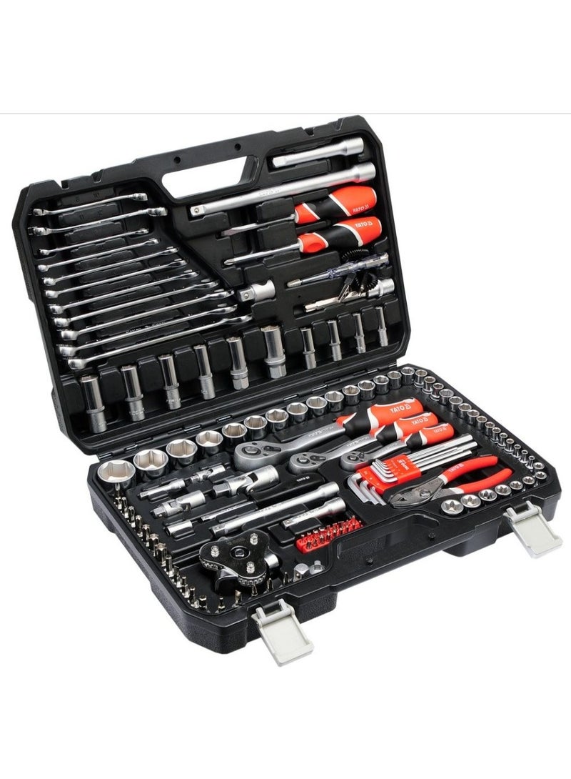 Yato Socket & Tools 125pcs/Set in Blow Case, Yato Brand YT-38875 - Image 1