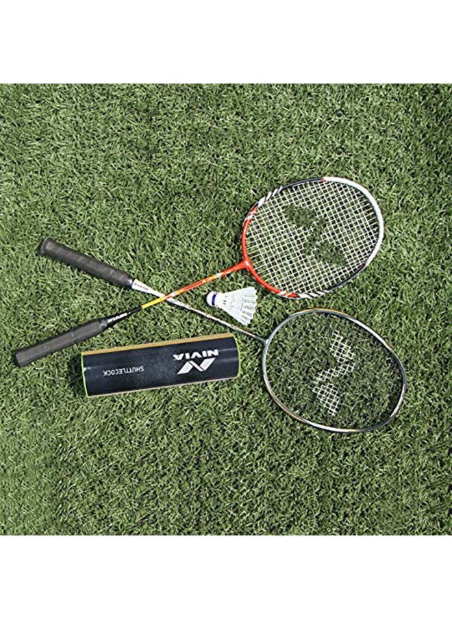 Nivia - 702 Nylon Badminton Shuttlecocks | Medium Speed | High Quality | Cork With Blue Band | Pack of 6 - Image 1