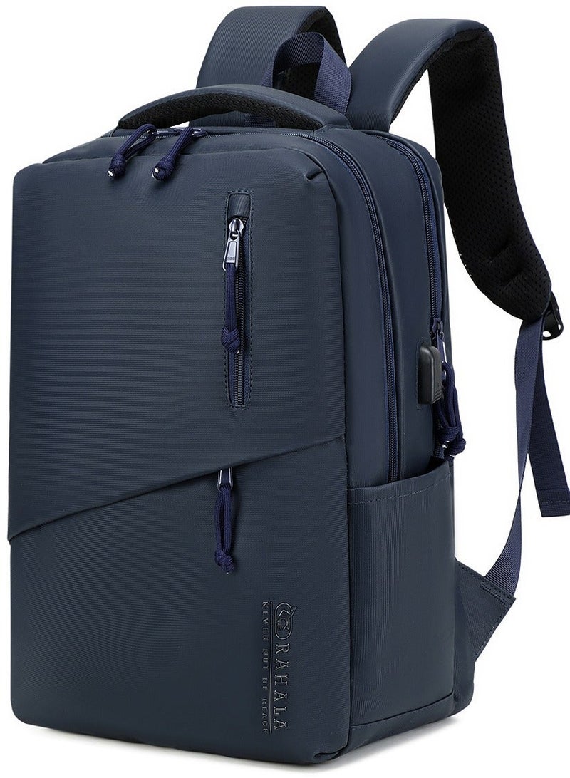 RAHALA RAL816 Fashionable Laptop Backpack (15.6") - Slim Design, Waterproof with USB Charging Port - Perfect for Work, Travel, and College - Image 1