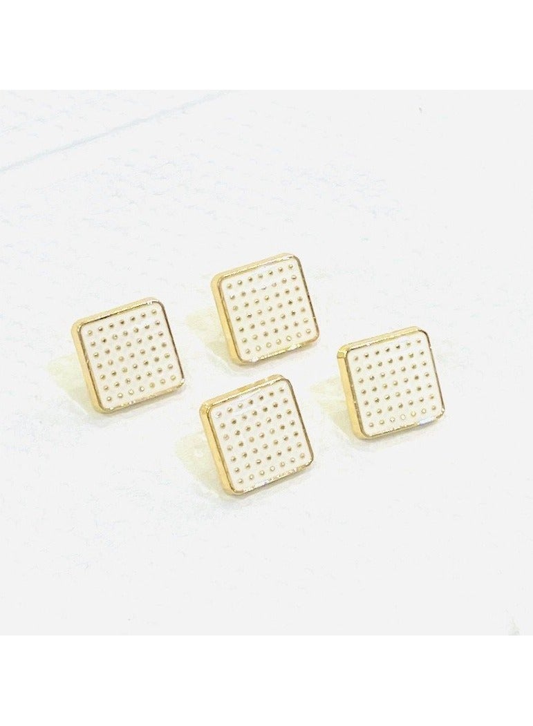 Abrar 8 Set Metal Snap Buttons For Men Saudi Thobe Size 12mm - Image 1