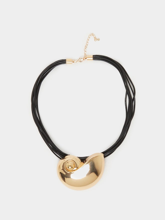 Styli Styli Metal Shell Pendant Necklace with Lobster Clasp  - Image 1