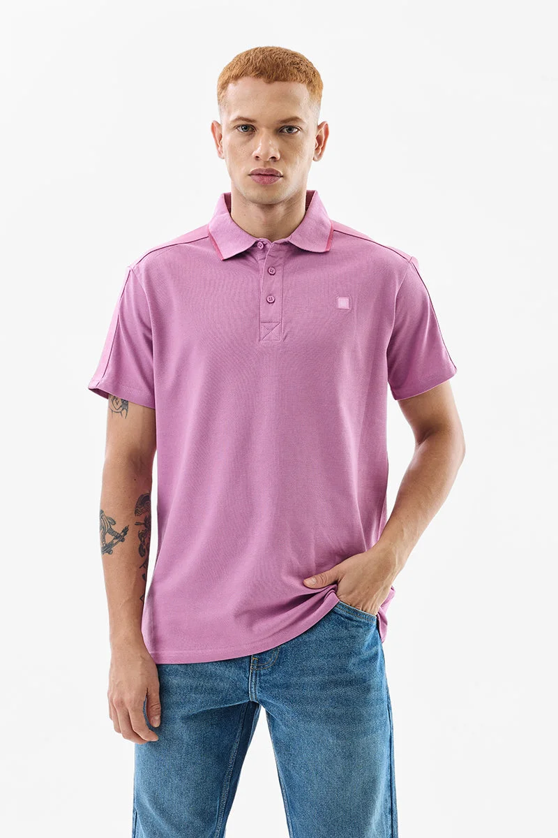 SNITCH Believe Pink Polo T-Shirt