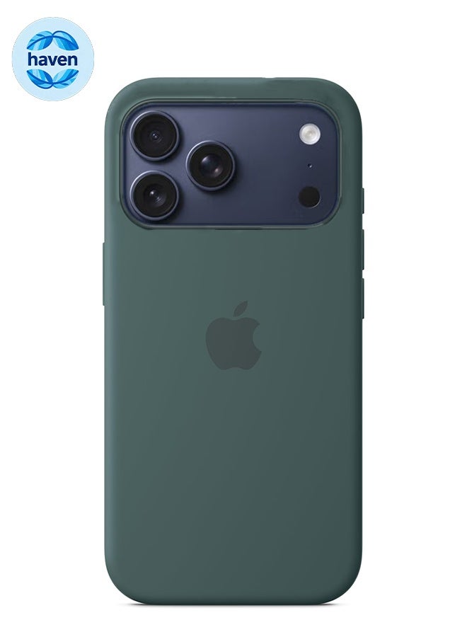 هافن آيفون 17 برو ماكس حالة السيليكون ، رقيقة للغاية مقاومة للصدمات الغطاء الخلفي المقاوم للسقوط حماية الجسم الكامل ، سهلة التفكيك - الأخضر - Image 1