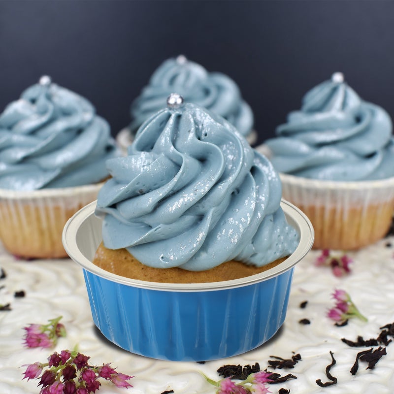 50Pcs Cupcake Baking Cups Disposable Cupcake Cup Aluminum Foil Cups Muffin Baking Cups - Image 1