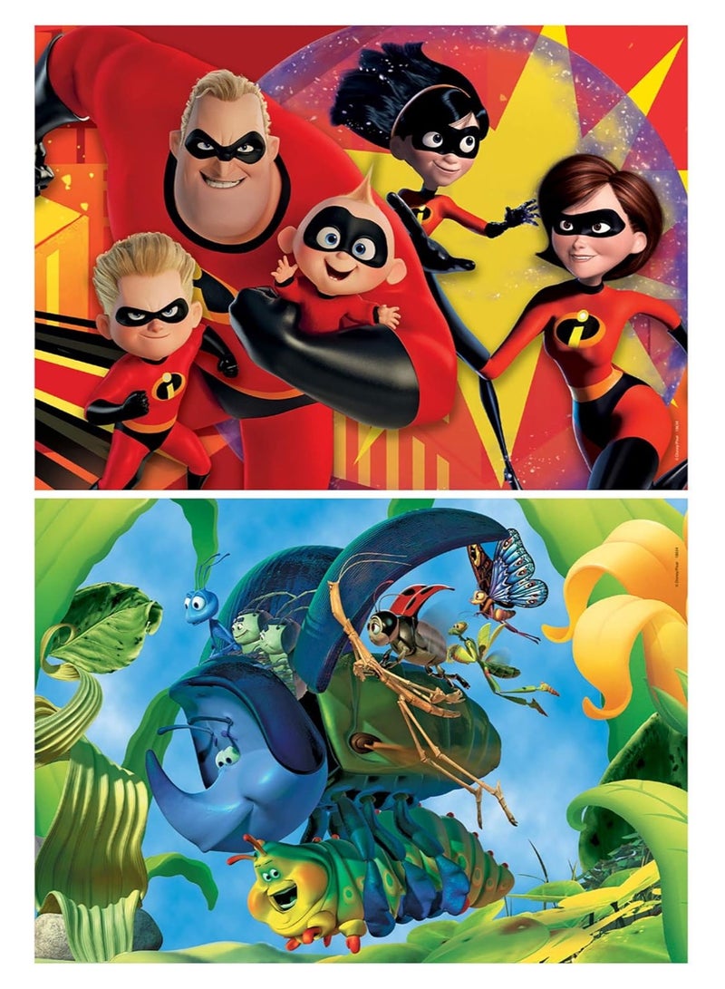 Educa Disney Pixar Jigsaw Puzzle 2 x 48-Pieces- 28x20 Cm - Image 2