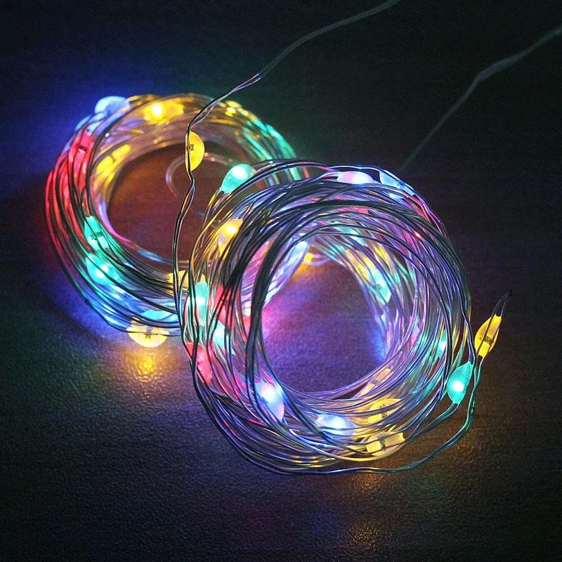 LED Curtain Light String, 300 Bulbs, 3m Length, USB Powered, Remote Control, Multi-Color, Indoor Decoration - Image 4