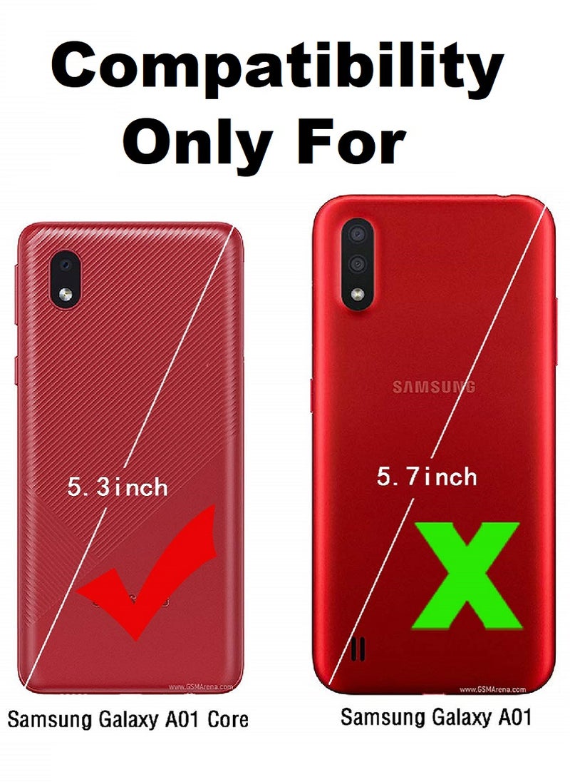 Super 2 Pieces Tempered Glass Screen Protector Clear Designed For Samsung Galaxy A01 Full Screen Coverage And Bubble Free - Image 3