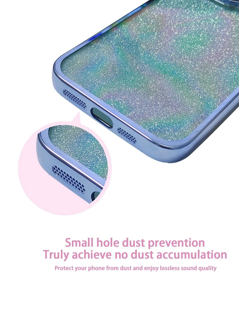 iPhone 15 Case Cover For Women Girls Glitter Luxury Flexible Plating Shockproof Full Camera Lens Protective Protection Accessories Phone Back Cover