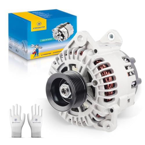 E EZEXPREZE Ezexpreze 11256N Alternator Fit for 2007-2019 Nissan Armada Frontier Pathfinder Titan Xterra, 2008-2010 Infiniti QX56, 2009-2012 Equator, 12V 130A OE#11256 23100-ZH00A 23100-ZH00B TG15C113 - Image 1