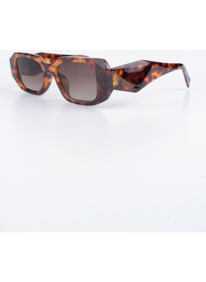 Silvio Monetti Women's Leopard UV 400 Protection Sunglasses 23SM9013R02  - Image 2