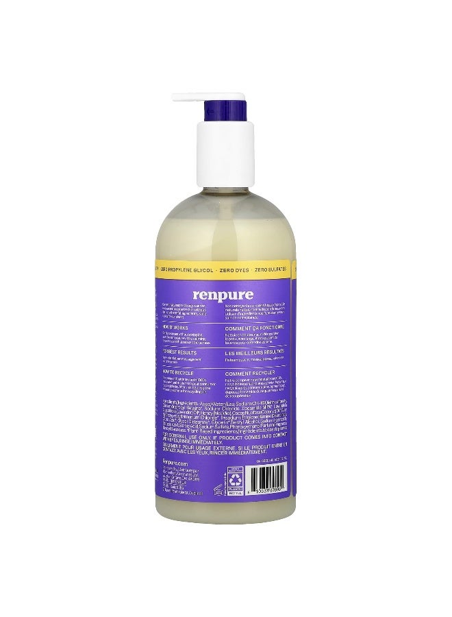 Renpure رينبيور، غسول الجسم المهدئ، لافندر وعسل، 24 أونصة سائلة (710 مل) - Image 2