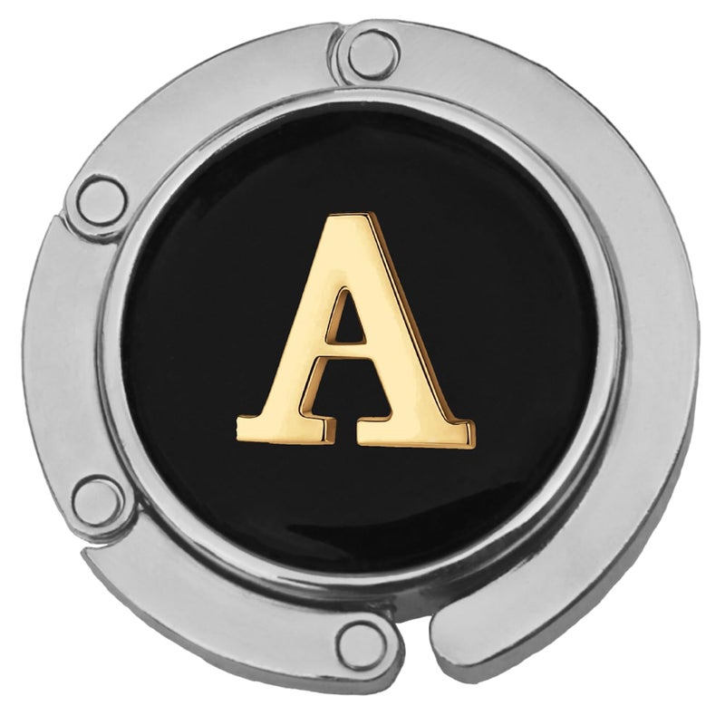 FURE Table Purse/Bag Hanger with Initial for Women (Initial A Purse Hanger) - Image 1