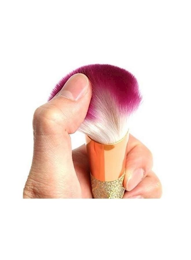 NIBEMINENT 10-Piece Rainbow Foundation Blush Eyebrow Eyeshadow Powder Cosmetic Brushes - Image 1
