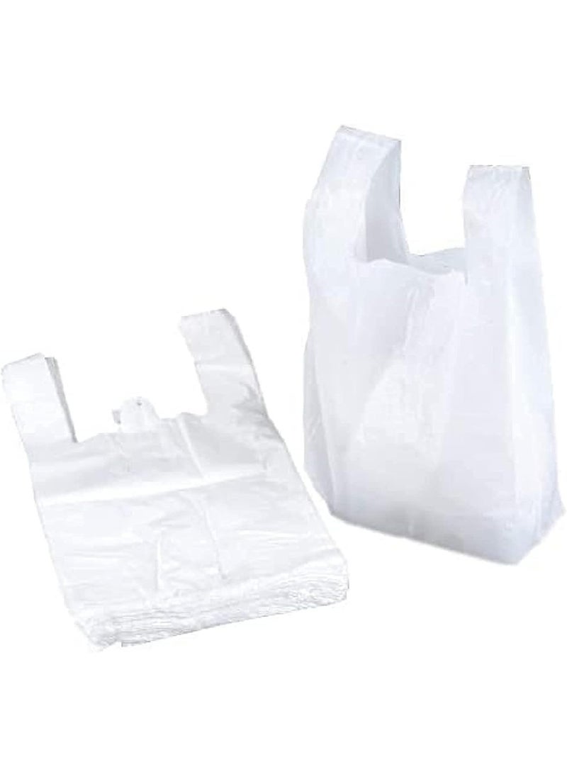 INFLUX - Plastic Disposable Grocery Bags (White,45cm X 50cm,1kg) - Image 1