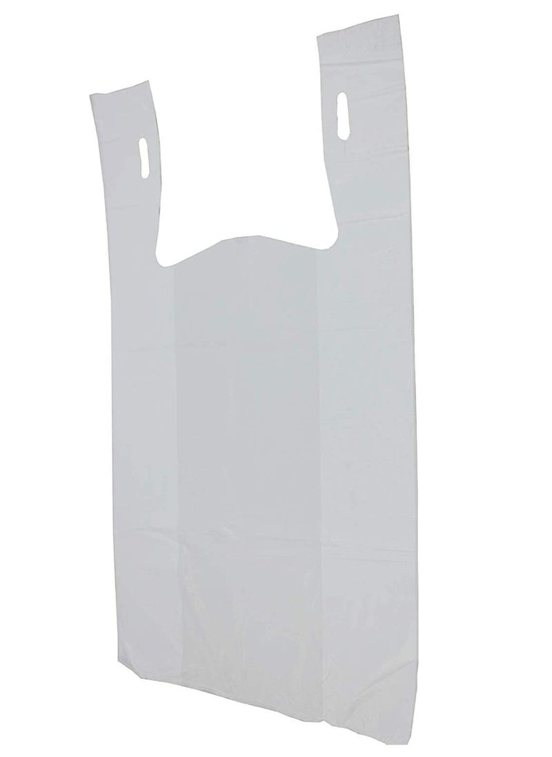 INFLUX - Plastic Disposable Grocery Bags (White,45cm X 50cm,1kg) - Image 1