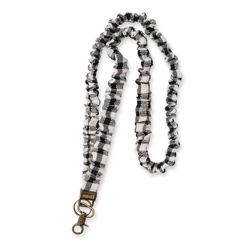 ANDI Neck Lanyard For Women - Scrunchie Cute Lanyard for Keys, Id Card Holder, Wallet - Aesthetic Long Lanyard (Buffalo Check) - Image 1