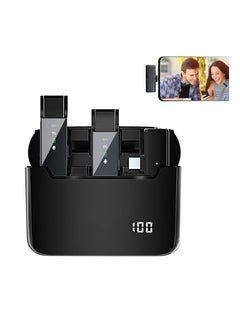 Y&D Wireless Lavalier Microphone Type-C Phone, Lapel Mini Clip-on Mic, Professional Noise Reduction, 6H Working Time, Safety Mode with Charging Case, for Video Recording, Interview, Vlog, Live Stream  - Image 1