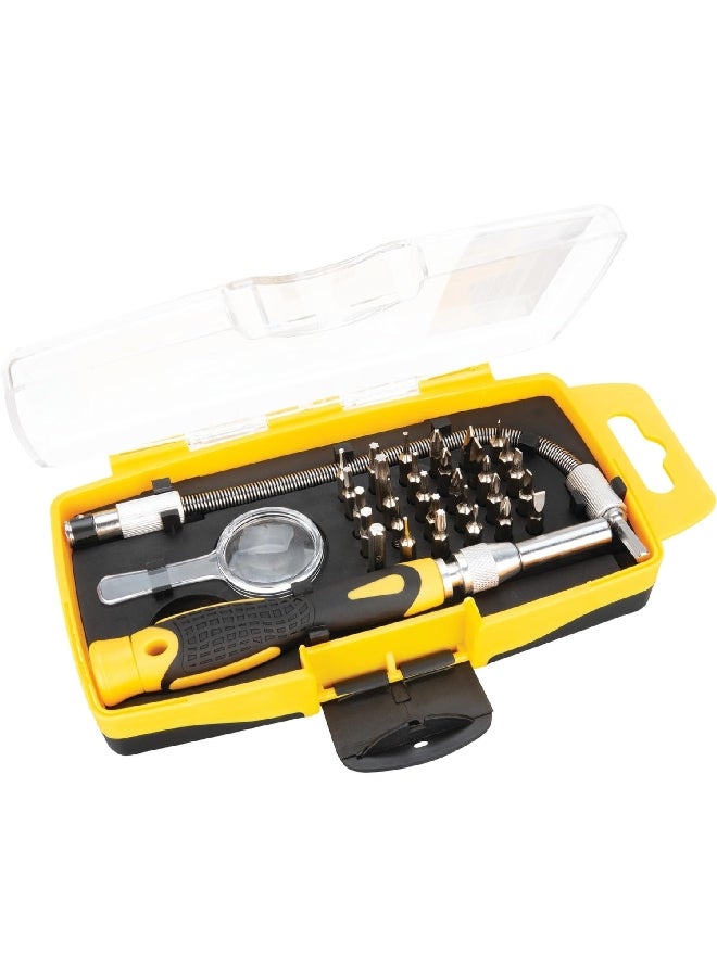 بيرفورمانس تول طقم مفك دقيق 33 قطعة متعدد الألوان 16.764 × 8.382 × 3.556 سم W9178 - Image 2