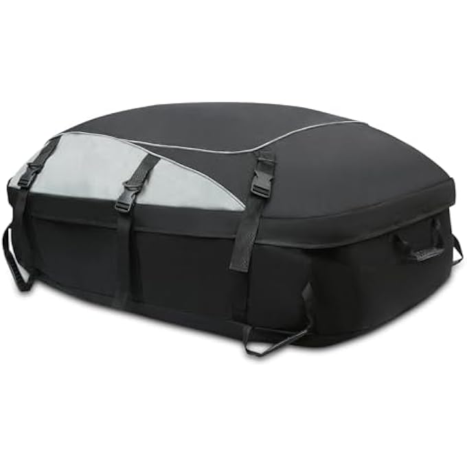 rayihni Car Rooftop Cargo Carrier Roof Bag car roof Cargo Carrier Waterproof car roof Bag (15 Cubic Feet) - Image 1