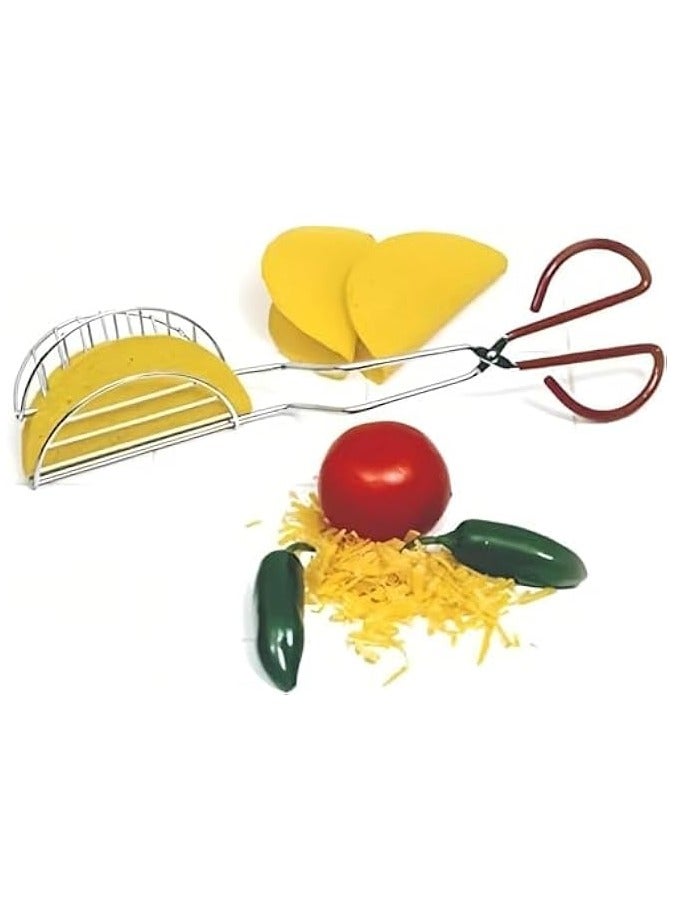 erorex Taco Maker Press Fried Taco Shells Mold Crisp Deep Fryer L Shape Stainless Steel Taco Shell Making Tools Kitchen Gadgets/1PCS - Image 2