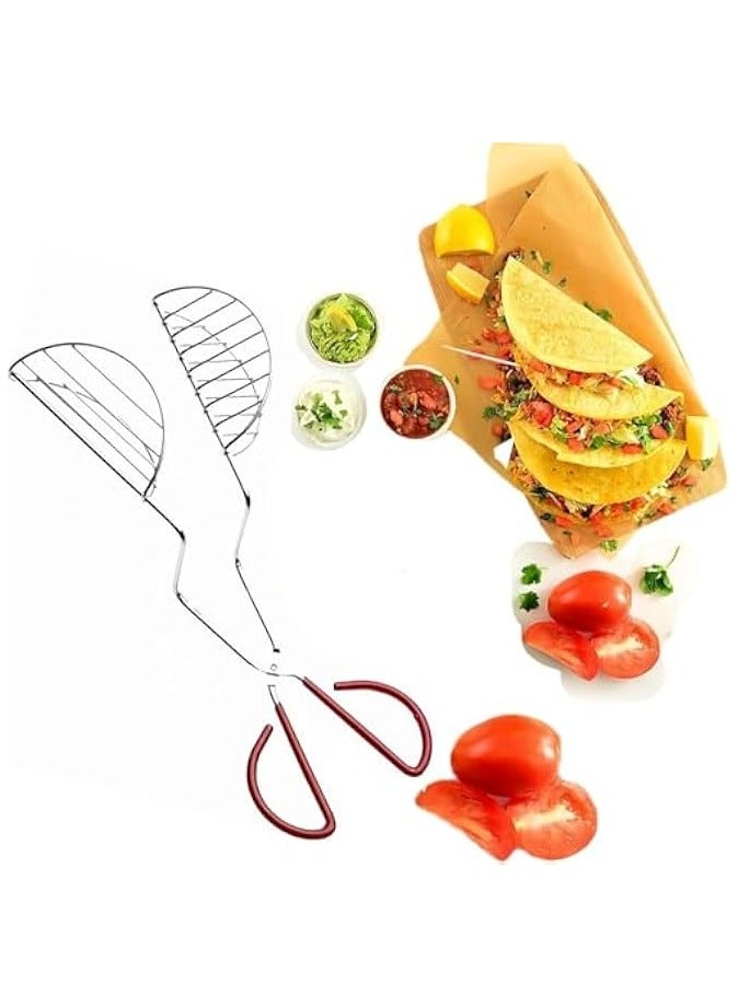 erorex Taco Maker Press Fried Taco Shells Mold Crisp Deep Fryer L Shape Stainless Steel Taco Shell Making Tools Kitchen Gadgets/1PCS - Image 4