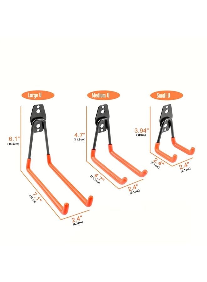 Large Size Garage Hooks Heavy Duty Wall Mount Storage Hanger For Tools Ladder Sports - Image 4