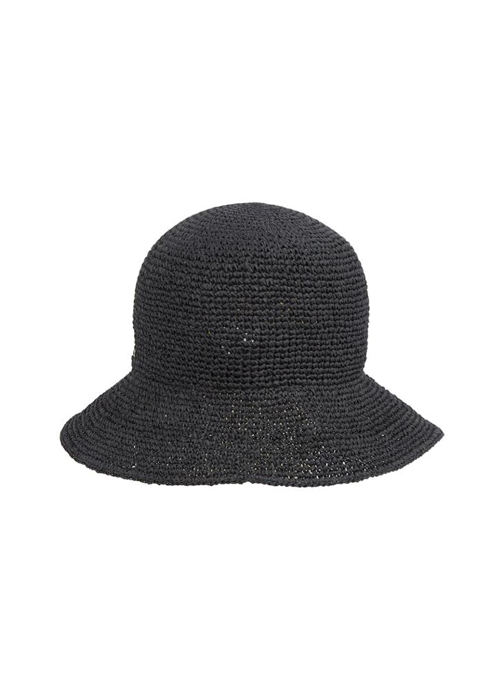 CALVIN KLEIN Wide Brim Straw Bucket Hat  - Image 2