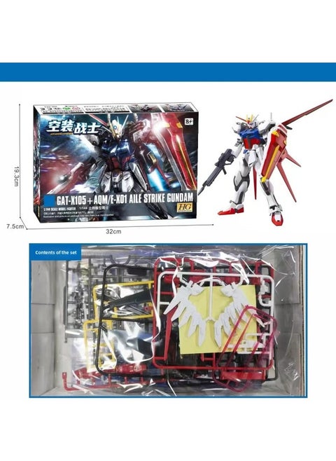 HG Gundam Assembled Model Perfect Attack Magic Red Heresy 1/144 Unicorn Hand Toy-Color:620-hg Air War Strike