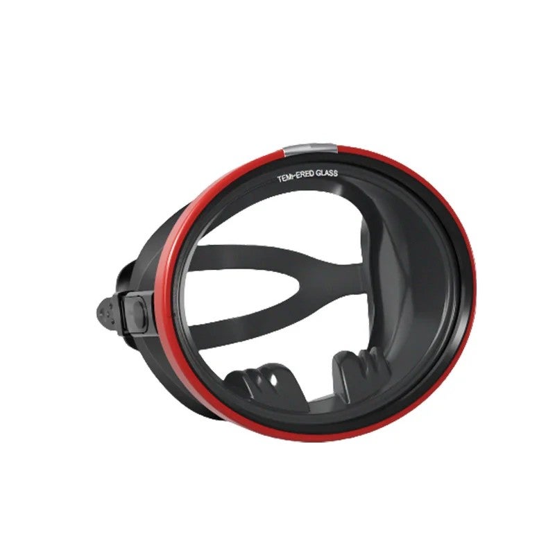 Bluejw Classic Single Lens Round Snorkel Mask Frameless Mascara De Buceo Wide View Silicone Oval Diving Mask for Freediving Swimming - Image 5
