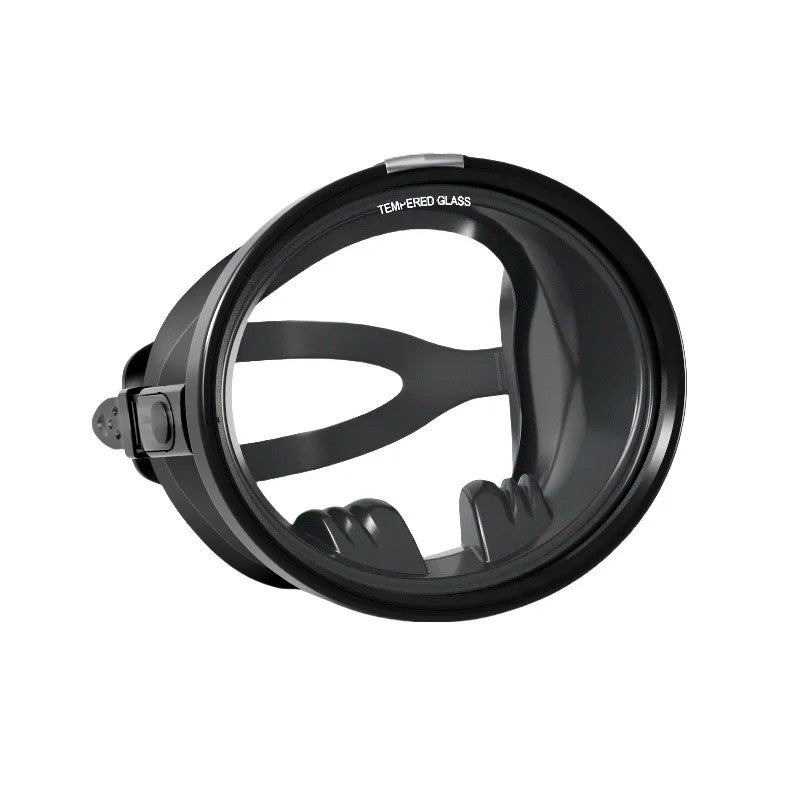 Bluejw Classic Single Lens Round Snorkel Mask Frameless Mascara De Buceo Wide View Silicone Oval Diving Mask for Freediving Swimming - Image 2