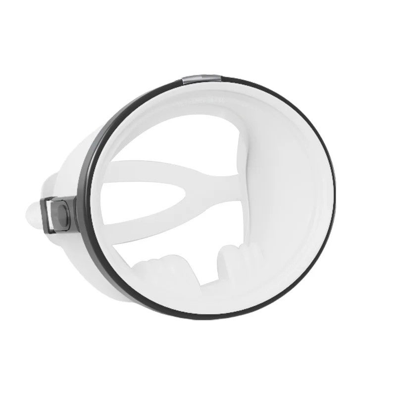 Bluejw Classic Single Lens Round Snorkel Mask Frameless Mascara De Buceo Wide View Silicone Oval Diving Mask for Freediving Swimming - Image 3